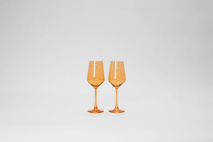 Creamsicle - Stemless Colored Wine Glass