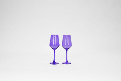 Veri Peri Purple - Stemless Colored Wine Glass