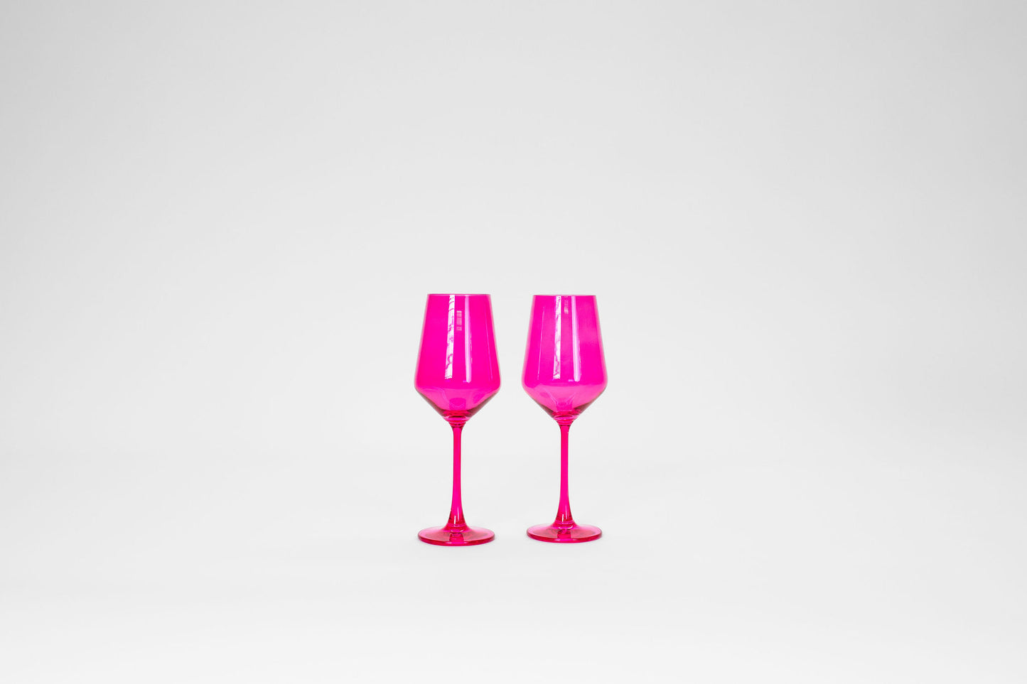 Hot Hot Pink - Stemless Colored Wine Glass