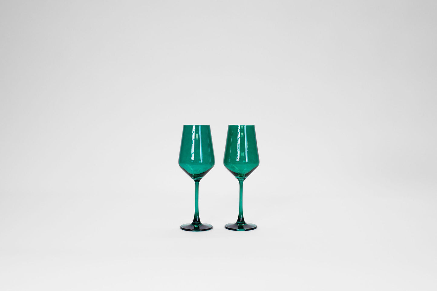 Emerald Green - Stemless Colored Wine Glass