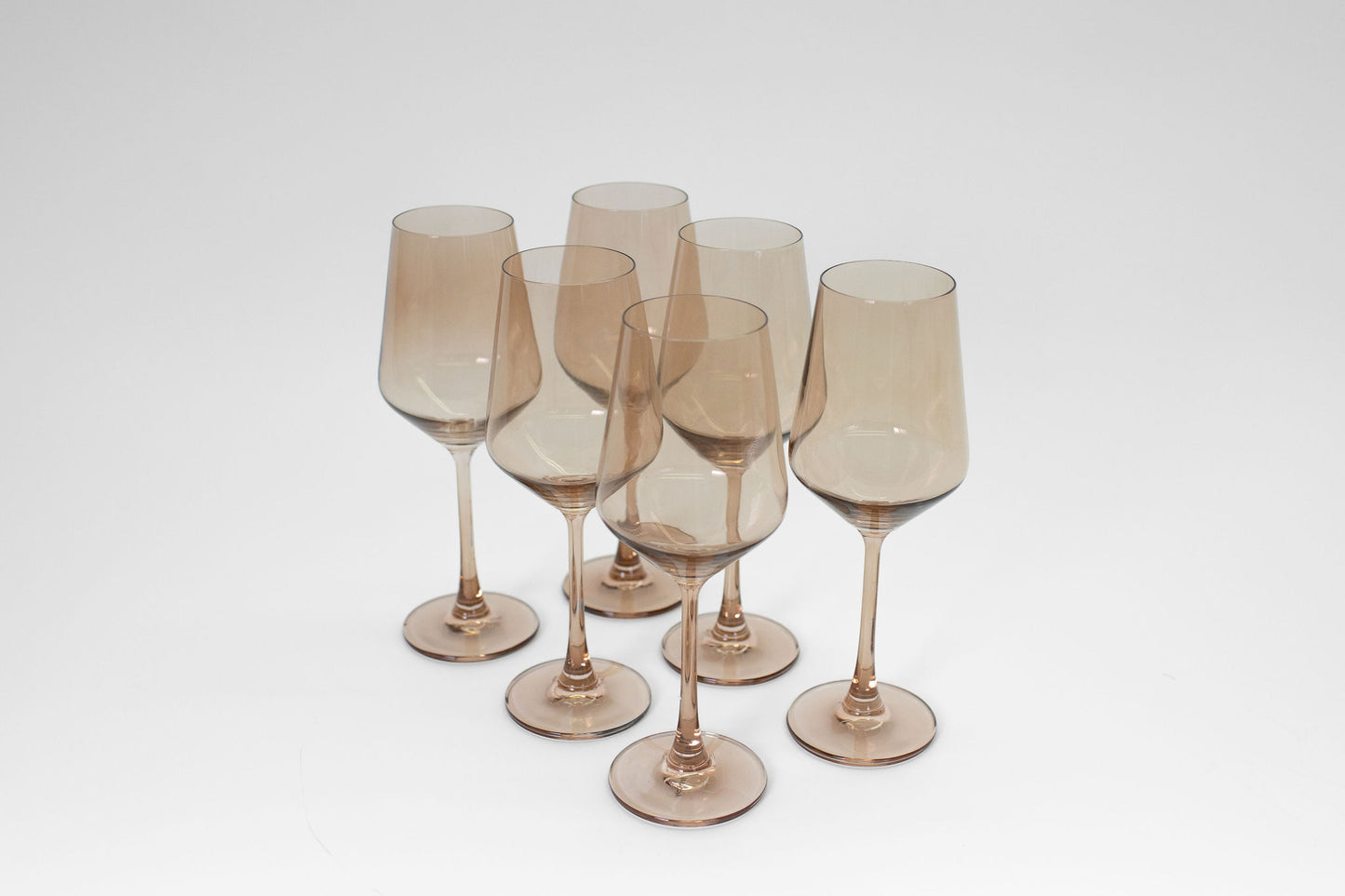 Brown Sugar - Stemless Colored Wine Glass