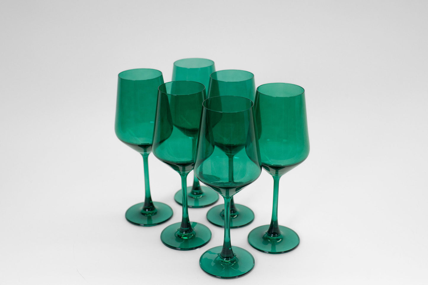 Emerald Green - Stemless Colored Wine Glass