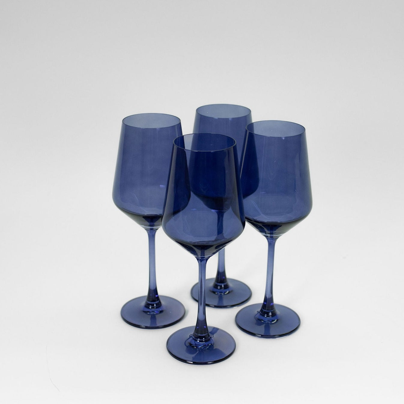 Colored Wine Glasses Indigo-go - Set of 4