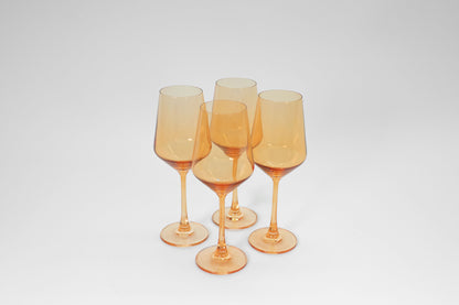 Creamsicle - Stemless Colored Wine Glass