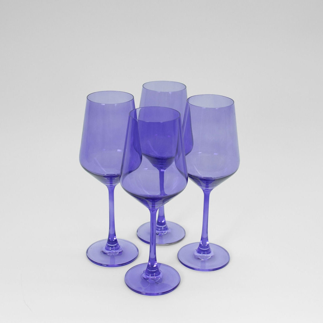 Veri Peri Purple Wine Glass - Set of 4