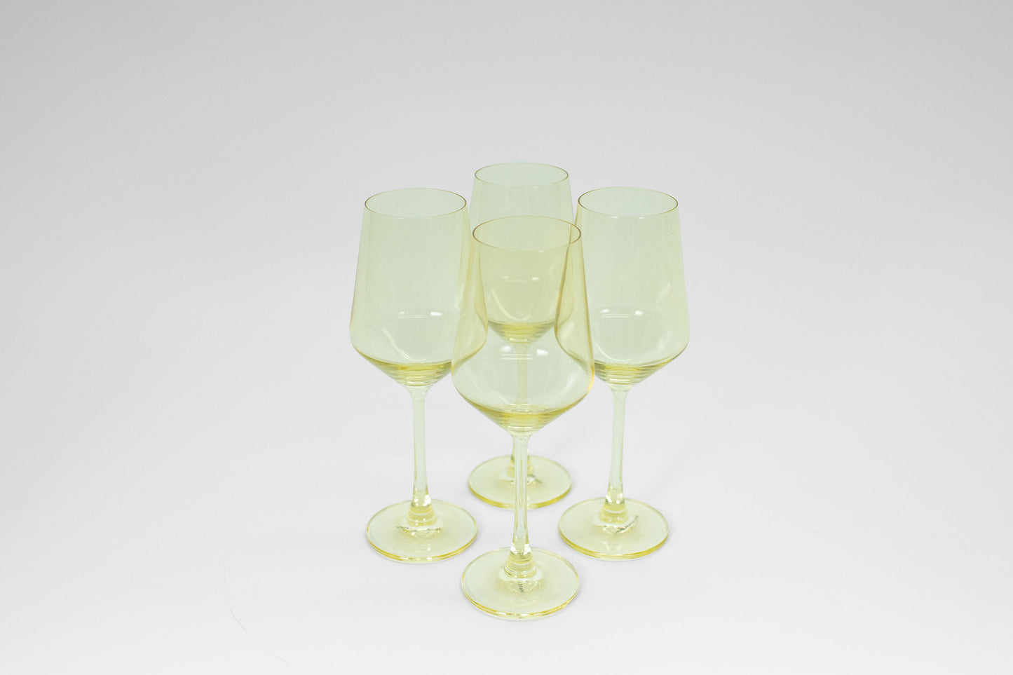 Lemon Drop Yellow- Stemless Colored Wine Glass