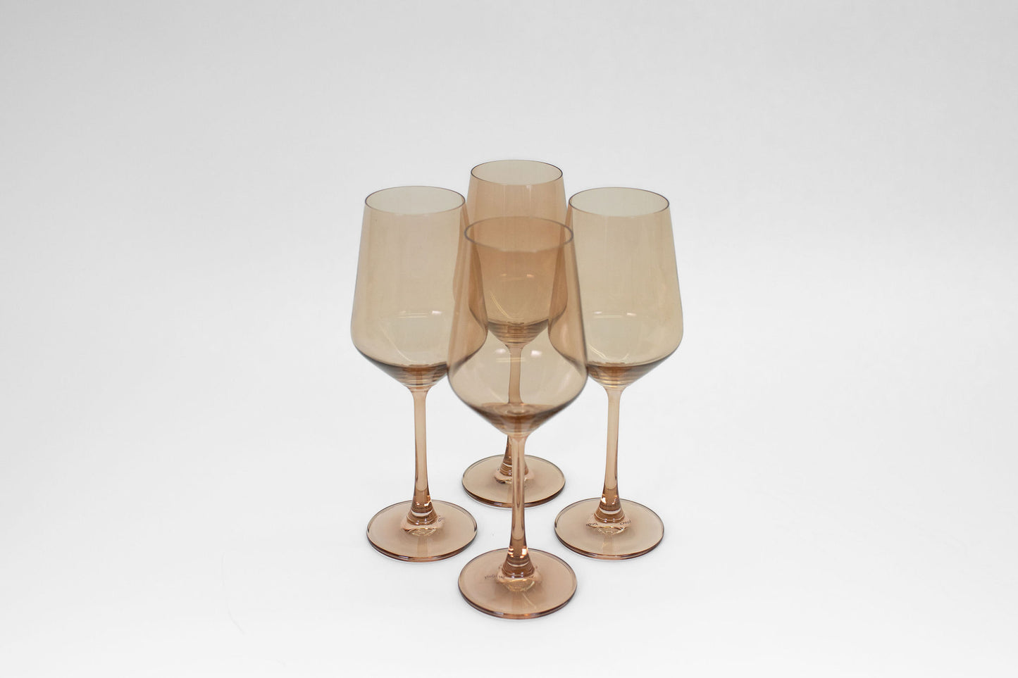 Brown Sugar - Stemless Colored Wine Glass