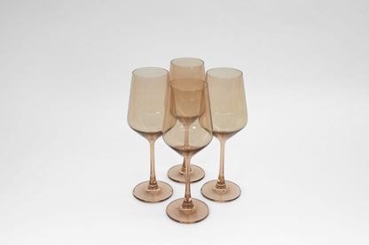Brown Sugar - Stemless Colored Wine Glass