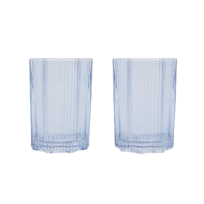 FabFitFun Collab - Set of 2 Ribbed Glasses
