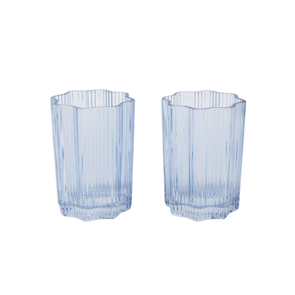 FabFitFun Collab - Set of 2 Ribbed Glasses