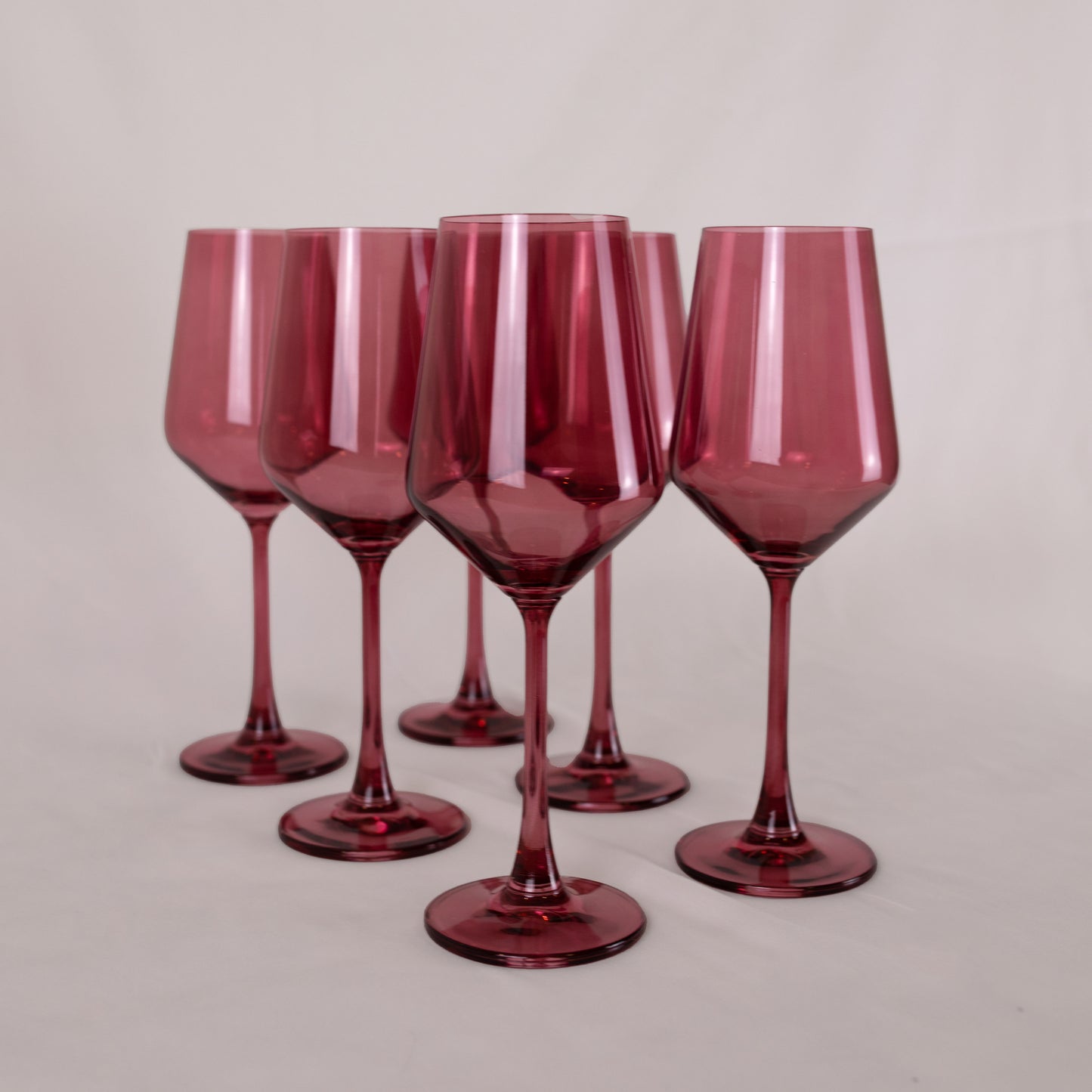 Mauvelous Wine Glasses - Set of 6 Side view 